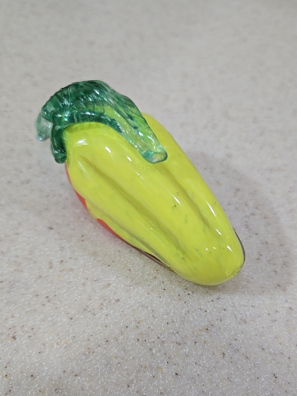 Handblown Glass Chili Pepper - Picture 3 of 9